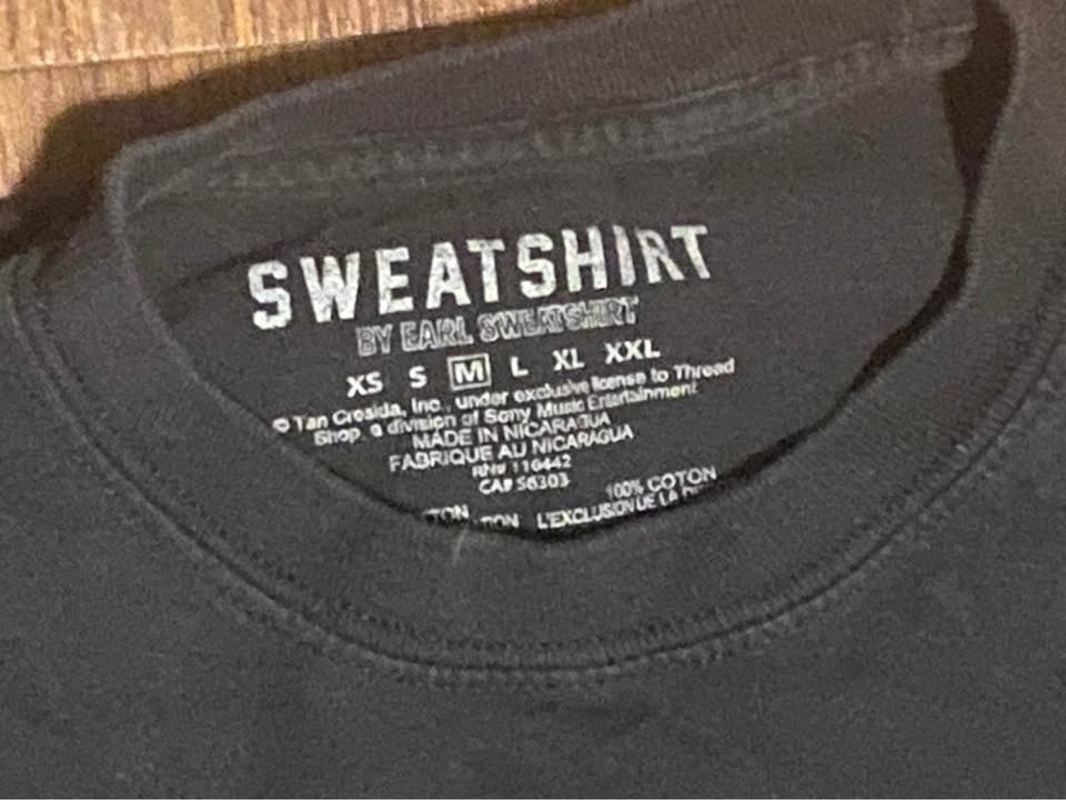 2012 Earl Sweatshirt Odd Future Long Sleeve Shirt Medium - photo 2
