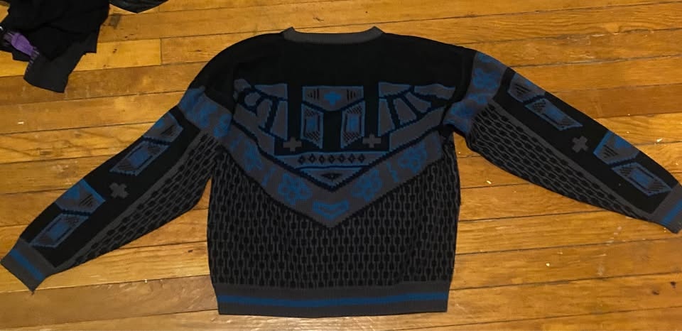 Vintage 1990’s Johnathan Bryan abstract knit sweater Medium - photo 3