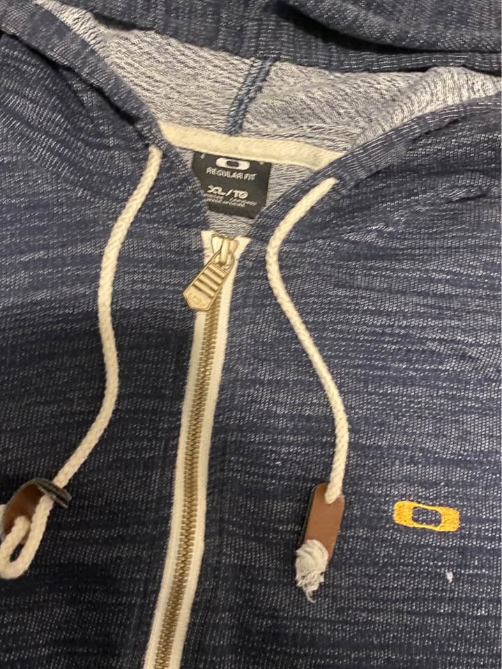 Vintage Oakley Embroidered Quarter Zip Hoodie XL - photo 2
