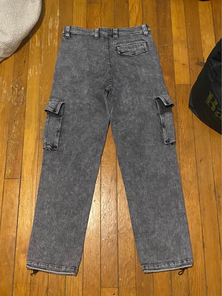Guess X 88 Rising Acid Wash Cargo Jeans Limited Edition - photo 2