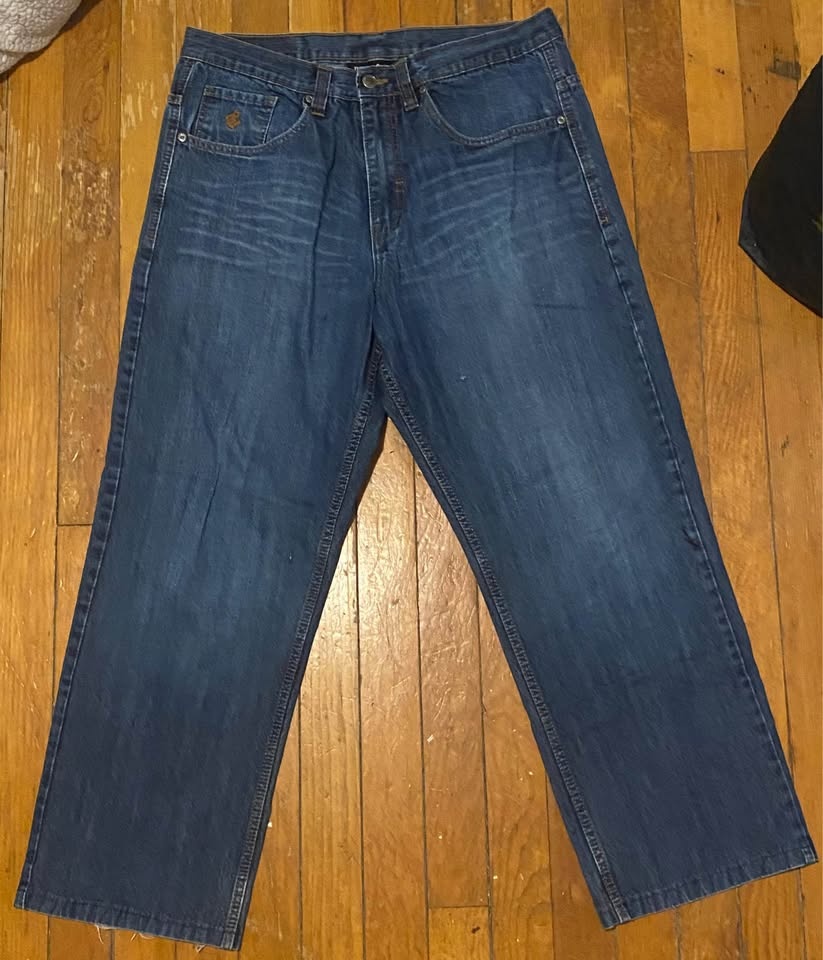 Vintage RocaWear Baggy Embroidered Skater Jeans 36 - photo 2