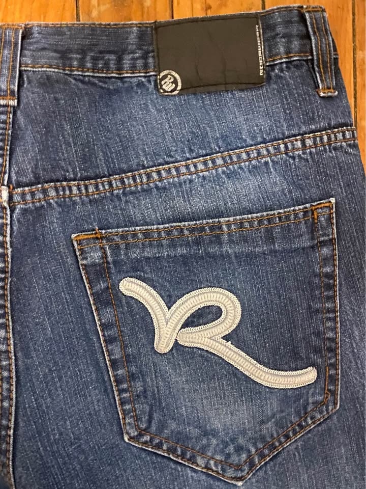 Vintage RocaWear Baggy Embroidered Skater Jeans 36 - photo 5