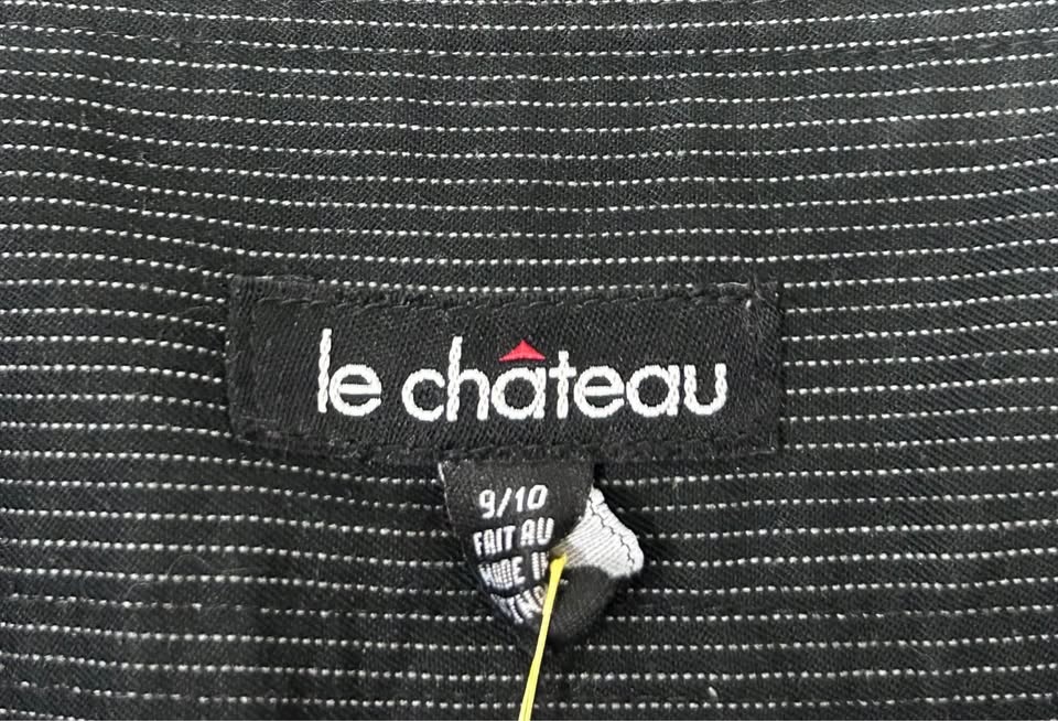 Vintage Le Chateau Stripped Stitched Shorts w/ Belt Size 9/10 - photo 2