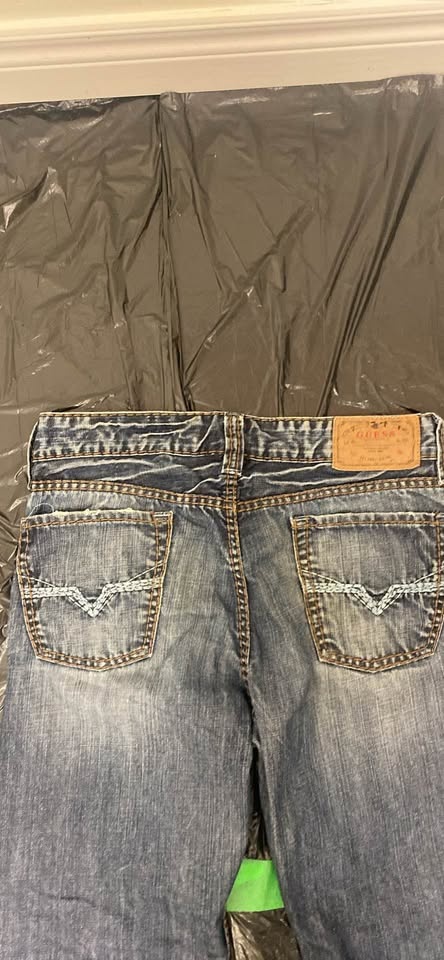 Vintage Guess Desmond Relaxed Straight Fit Jeans Size 31 - photo 5