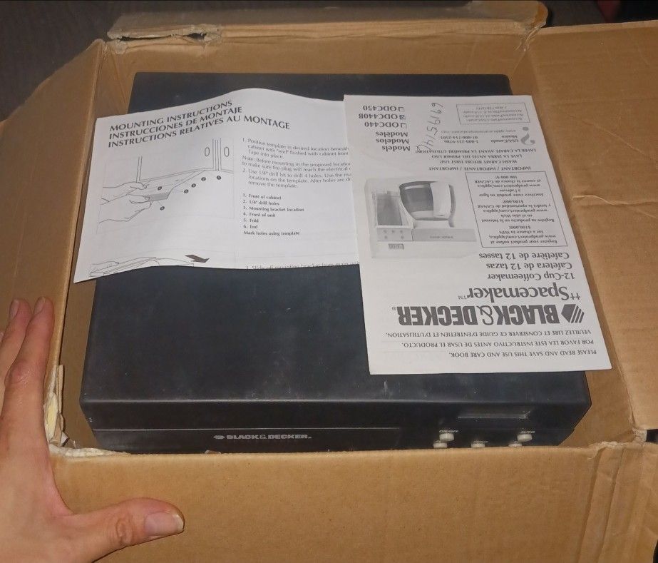 Black & Decker ODC450 Under Cabinet Coffee Maker - New - photo 2