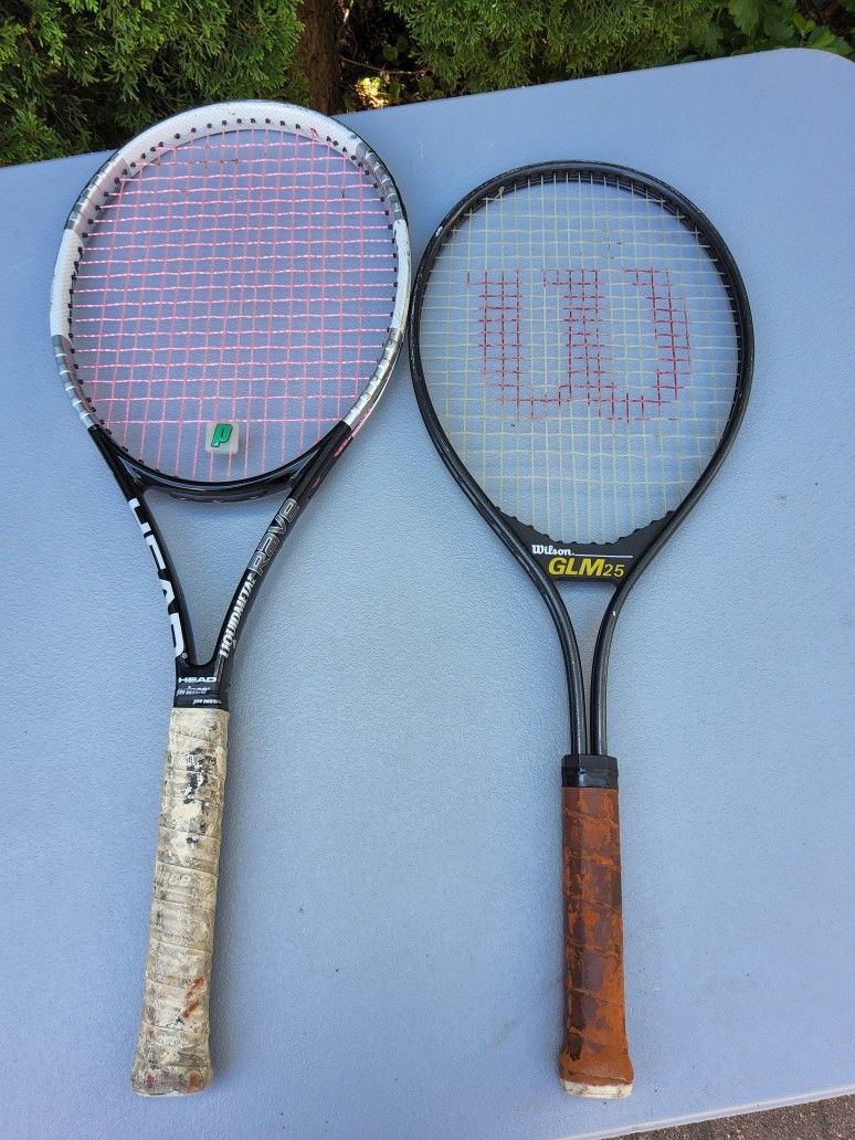 Tennis Racquet Lot: Wilson, Head, Chris Evert, Jimmy Connors - photo 3