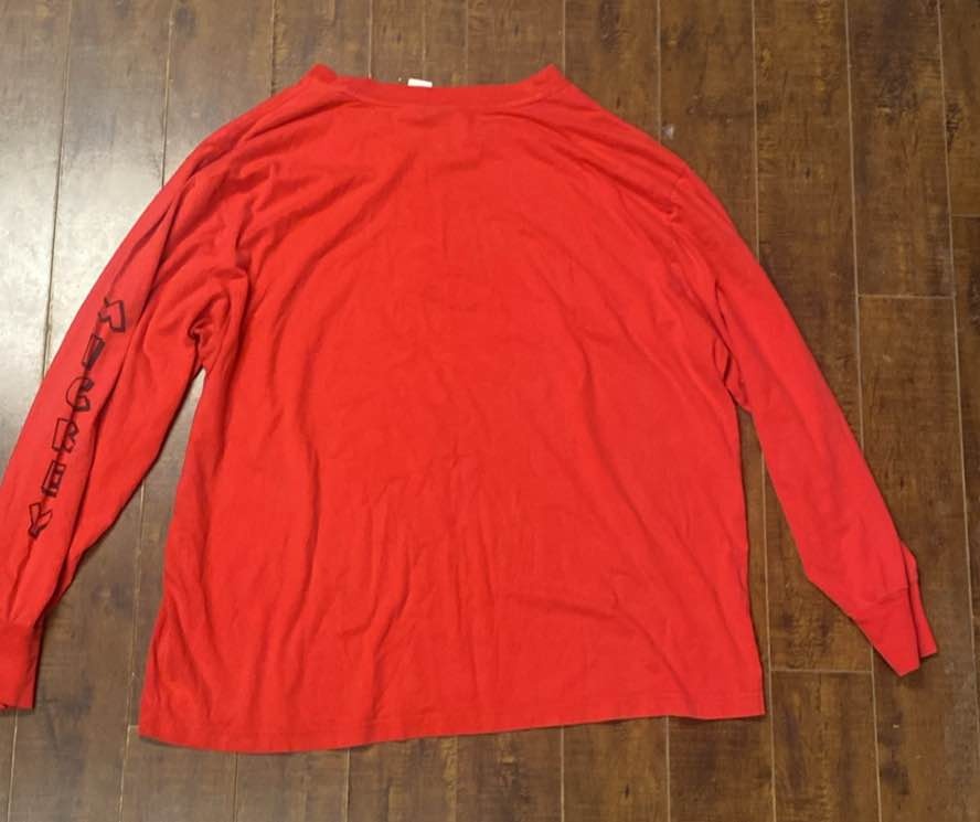 1990’s Mickey Mouse Vintage Disney Red Longsleeve Shirt - photo 4