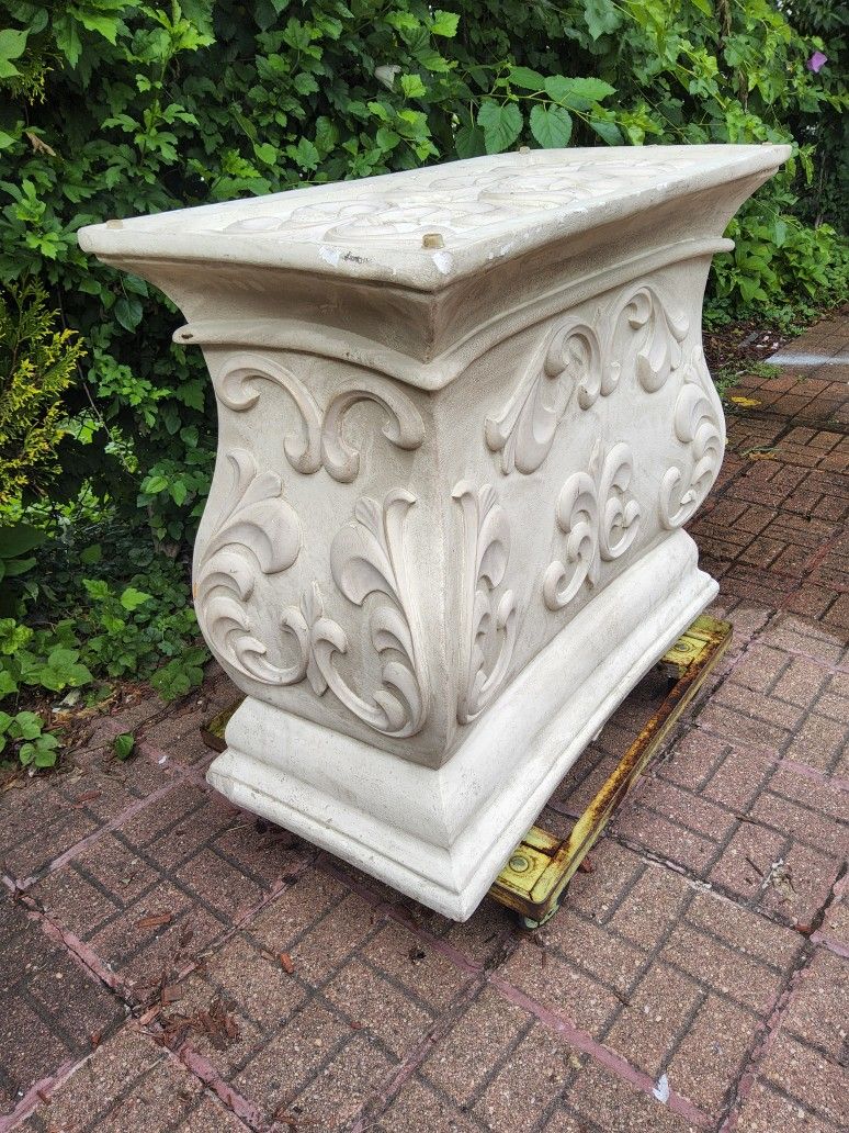 Antique Cast Stone Decorative Table Base - photo 3