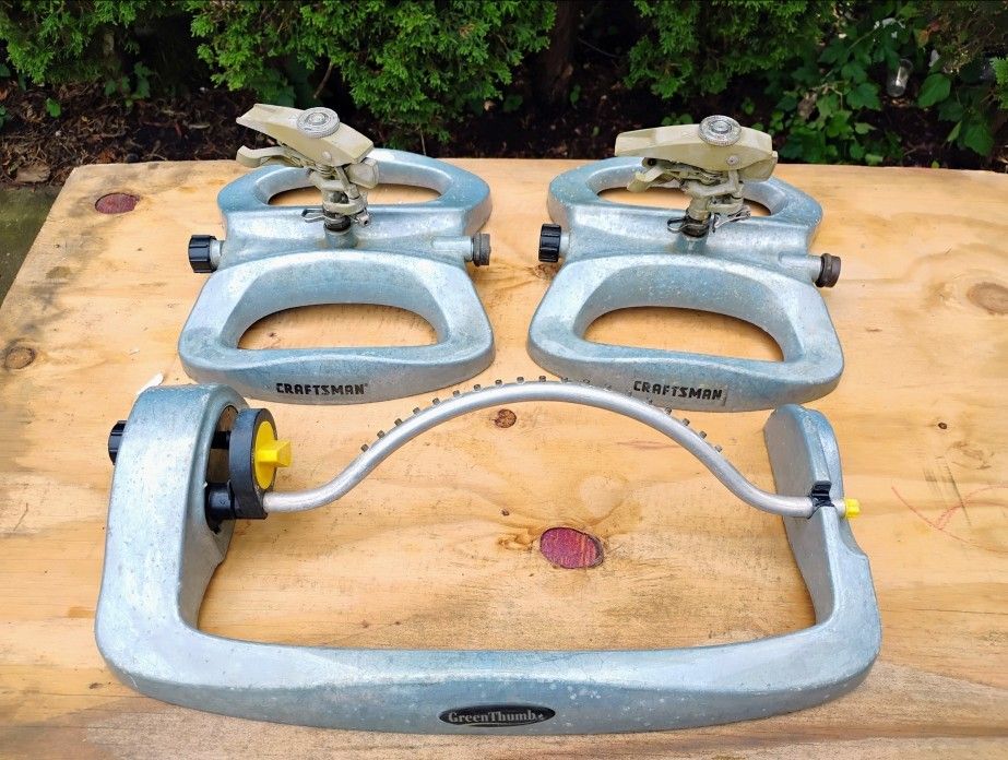 Vintage Craftsman & Green Thumb Lawn Sprinklers