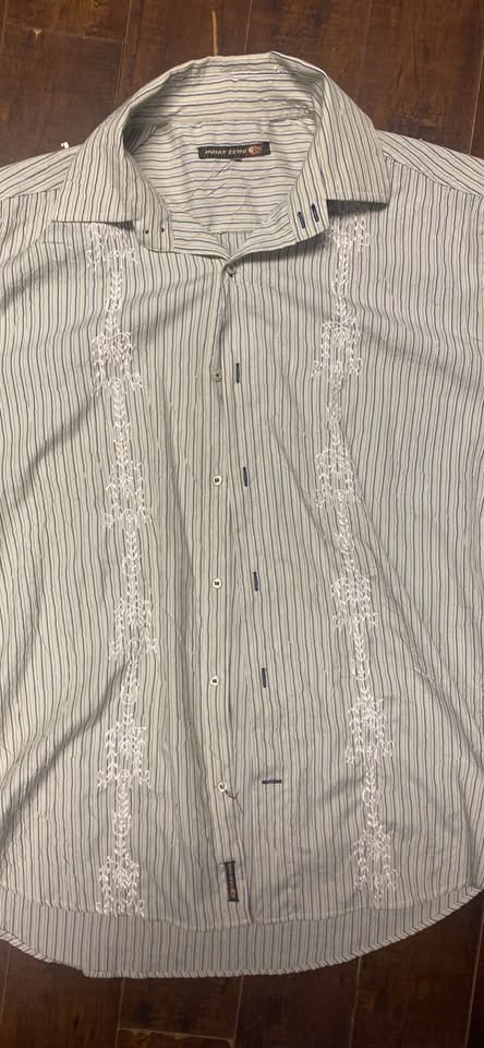 1998 Point Zero Vintage Short Sleeve Embroidered Buttonup - photo 2