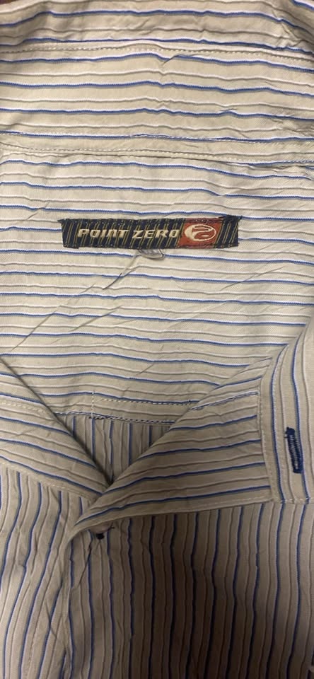 1998 Point Zero Vintage Short Sleeve Embroidered Buttonup - photo 3