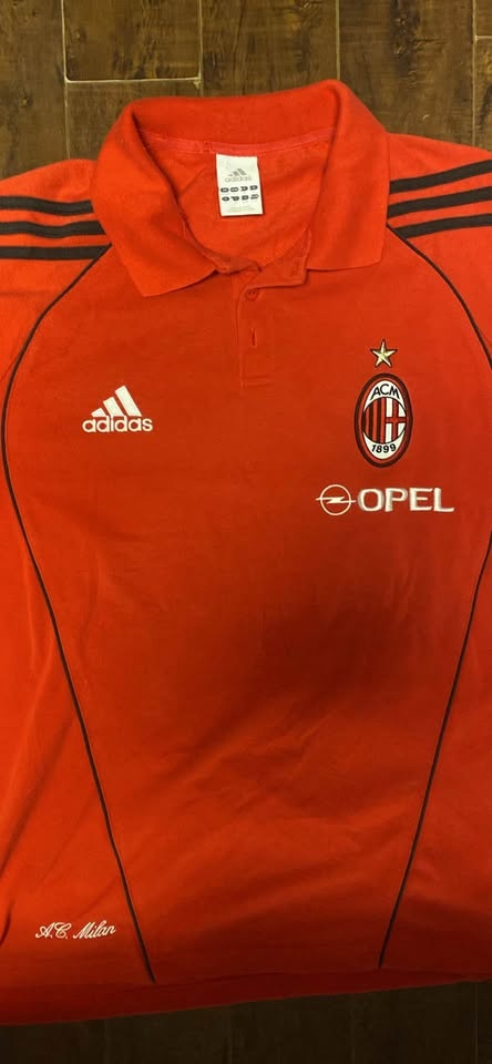2001-02 AC Milan Vintage Adidas Rare Large Soccer Jersey - photo 4