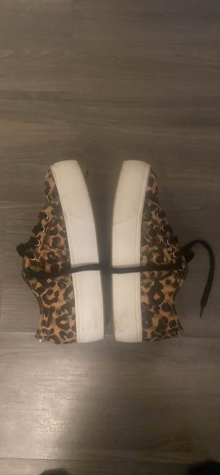 Steve Madden Leopard Print Y2K Platform Sneakers 6.5 W - photo 3
