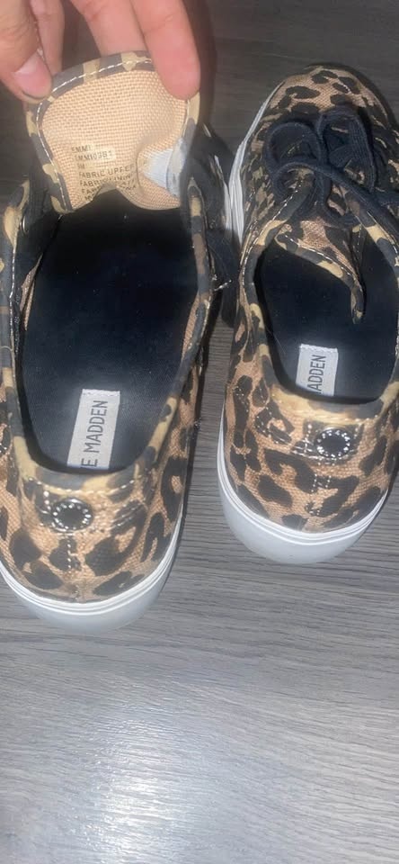 Steve Madden Leopard Print Y2K Platform Sneakers 6.5 W - photo 5