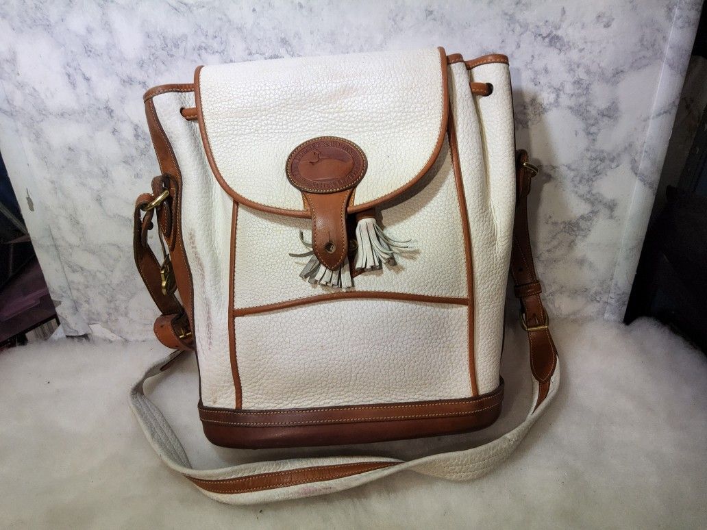 Vtg 90's Dooney & Bourke Dover Carrier Purse R10 Crossbody Tasse - photo 2