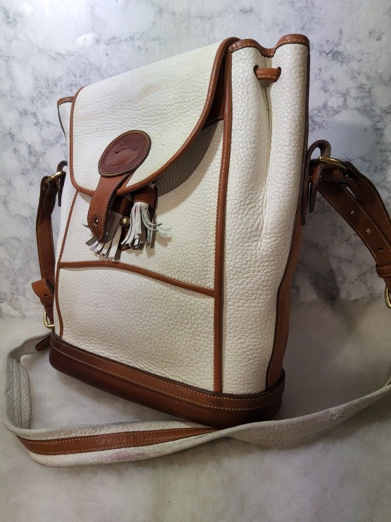 Vtg 90's Dooney & Bourke Dover Carrier Purse R10 Crossbody Tasse - photo 5