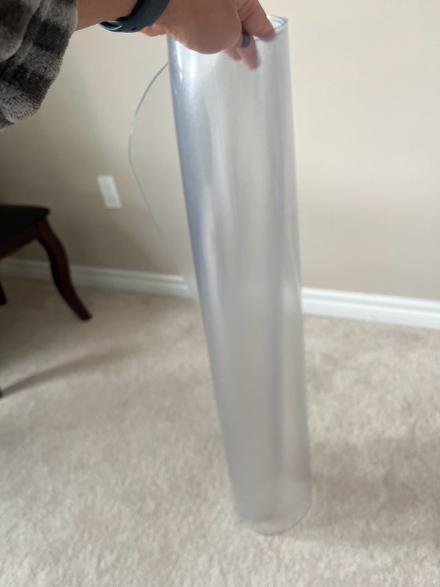 Office Chair Mat 48 x 36" Clear Vinyl