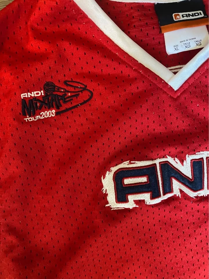 (Rare) AND1 Mixtape Tour Jersey Vintage 2003 Rafer Alston XL - photo 4