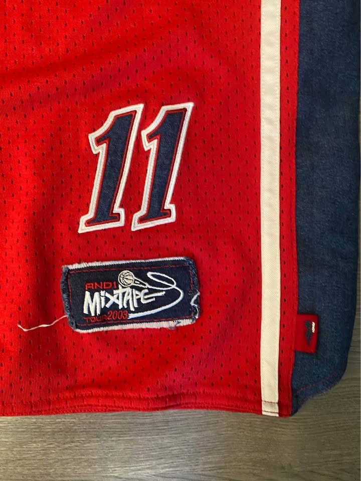 (Rare) AND1 Mixtape Tour Jersey Vintage 2003 Rafer Alston XL - photo 5