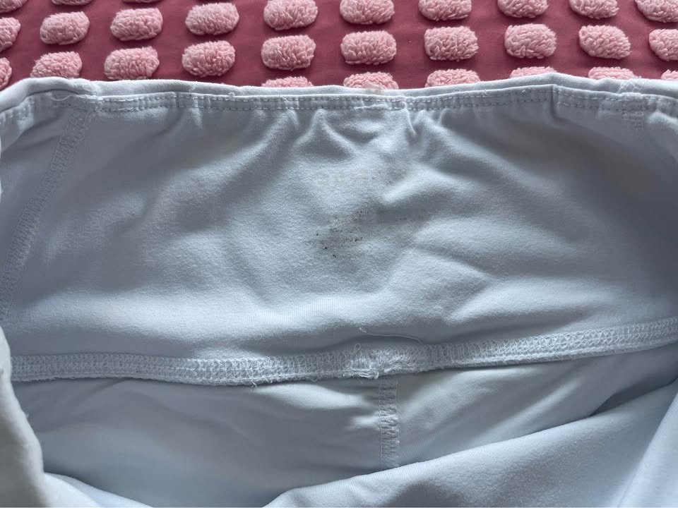 Garage Size Small White Thick 3-inch Biker Shorts - photo 3