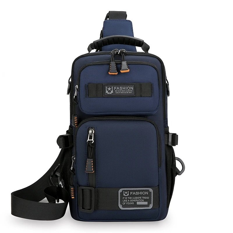 Fashion Men's Waist Packs Chest Bag High Quality Oxford Crossbod - photo 3