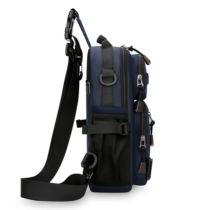 Fashion Men's Waist Packs Chest Bag High Quality Oxford Crossbod - photo 4