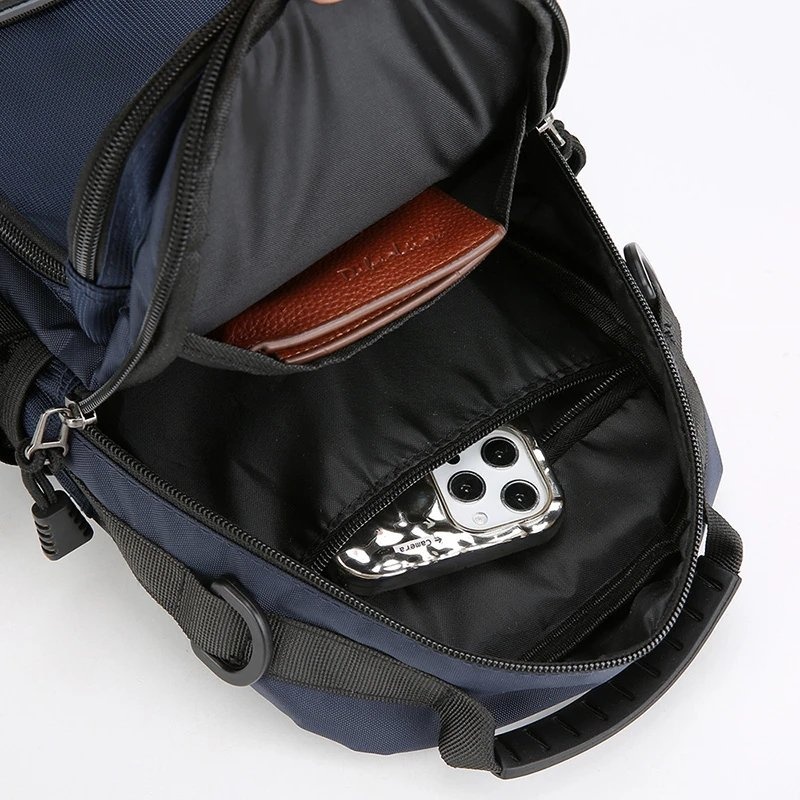 Fashion Men's Waist Packs Chest Bag High Quality Oxford Crossbod - photo 5