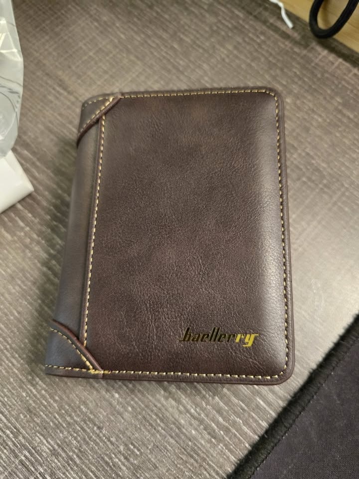 Leather Men Wallets High Quality Zipper Short Design Card Holder - photo 2