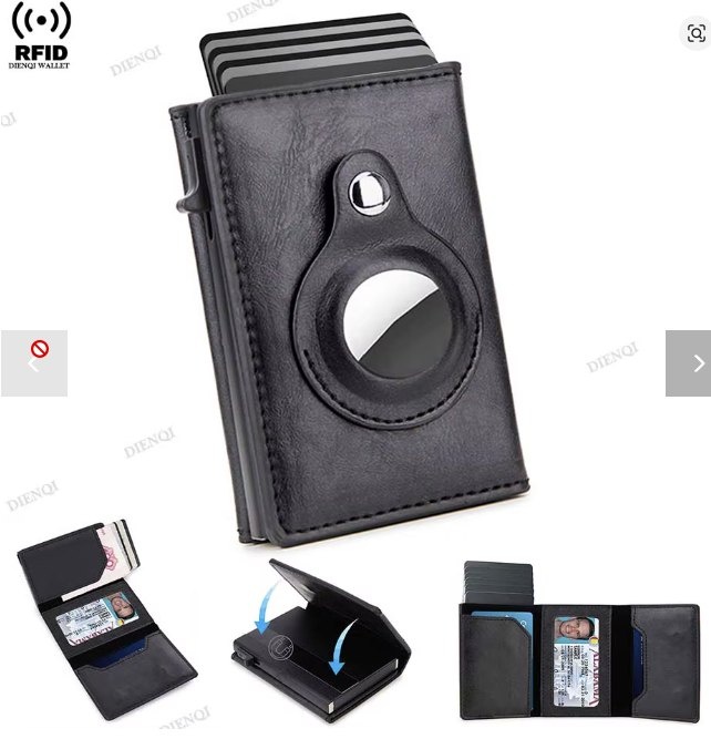 Men's AirTag Wallet RFID Credit Card Holder - photo 2
