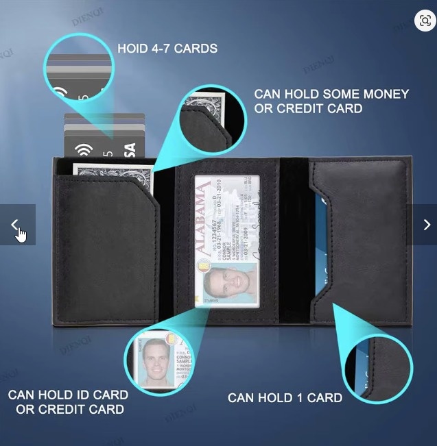 Men's AirTag Wallet RFID Credit Card Holder - photo 5