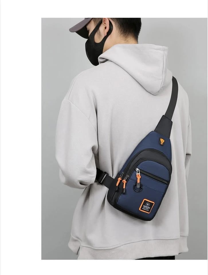 Men's Chest Bag Handbag Lightweight Oxford Fabric Crossbody Slin - photo 5