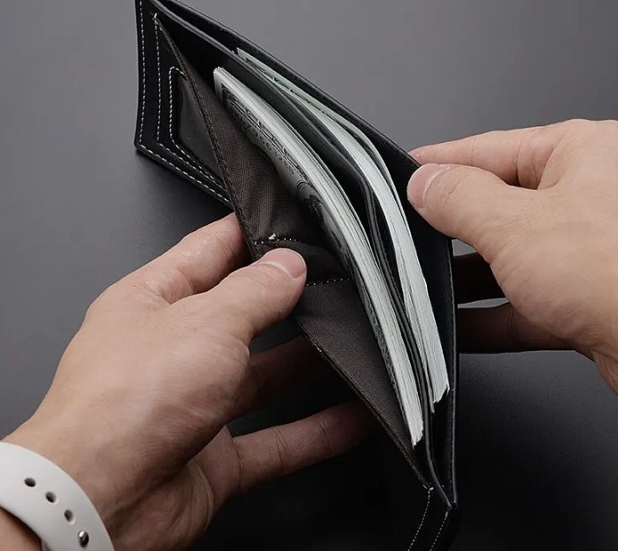 Leather Men Short Wallet Thin Style Folding Young Men Credit Car - photo 5