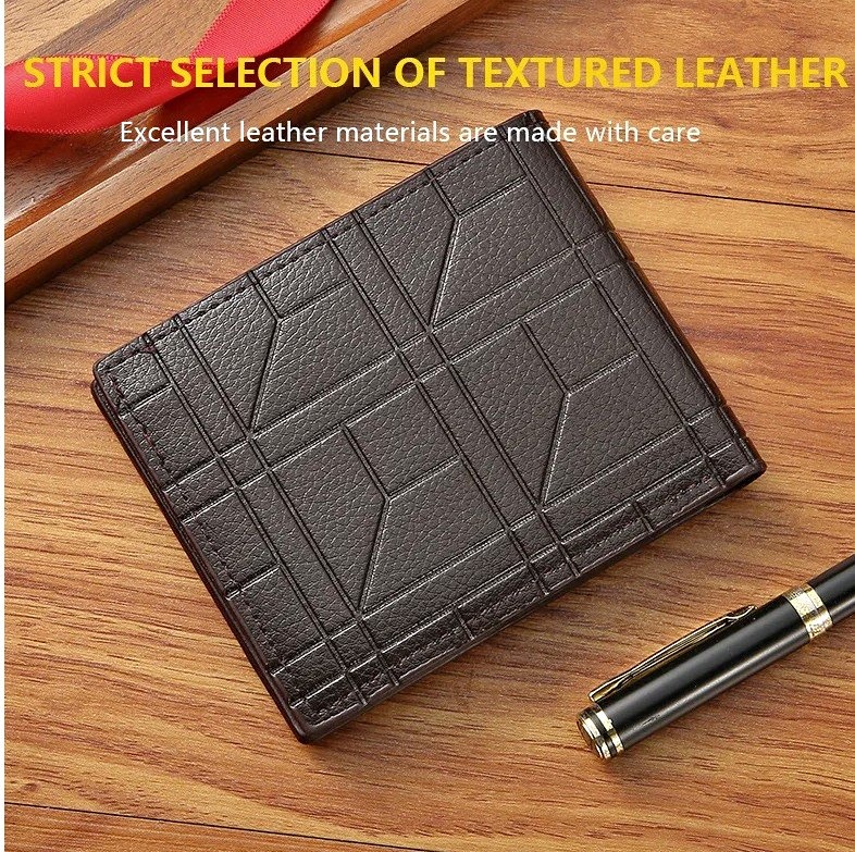 Leather Men's Wallets Slim Wallet for Men