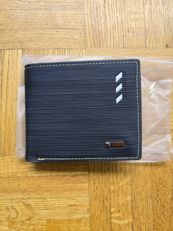 Men's Leather Stripe Wallet - Card Holder & Money Clip - photo 5