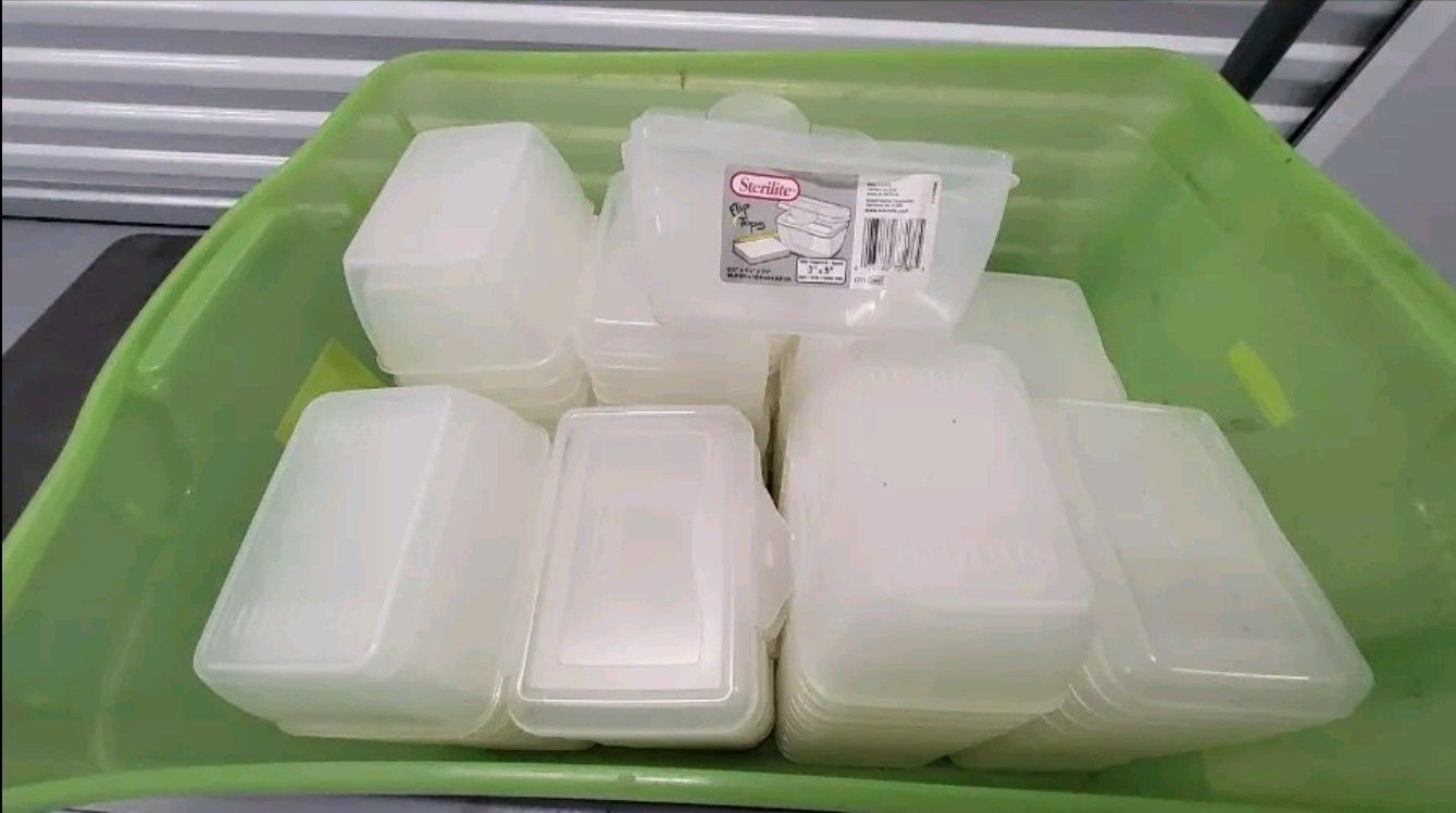 Sterilite FlipTop Small Clear Storage Boxes (55 Pack)