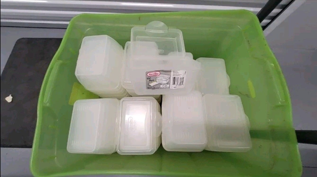 Sterilite FlipTop Small Clear Storage Boxes (55 Pack) - photo 2