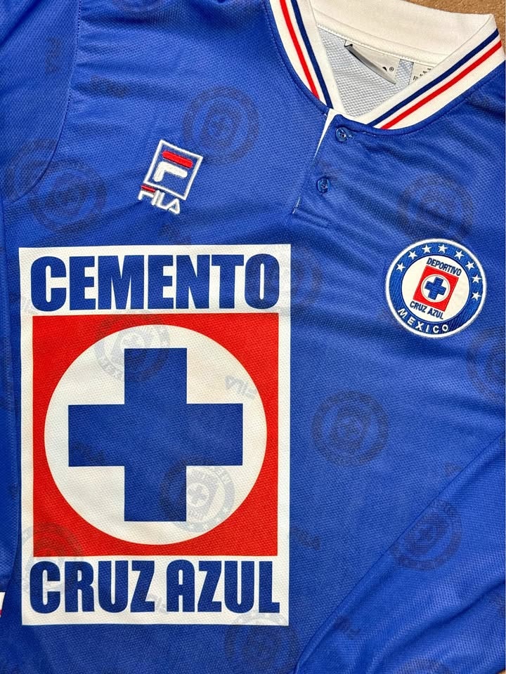 Cruz Azul 98-99 Home Kit Long Sleeve - Size L