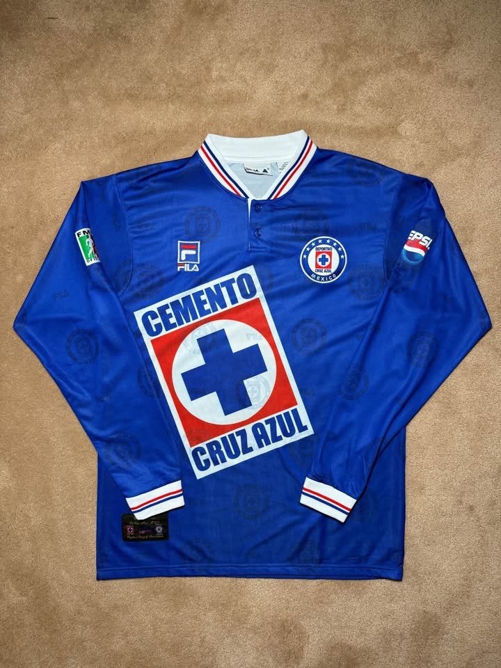Cruz Azul 98-99 Home Kit Long Sleeve - Size L - photo 5