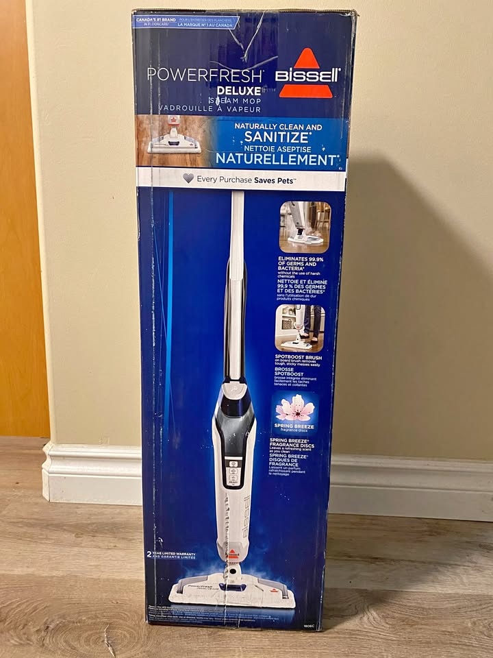 BISSELL PowerFresh Deluxe Steam Mop – Sanitizes Floors