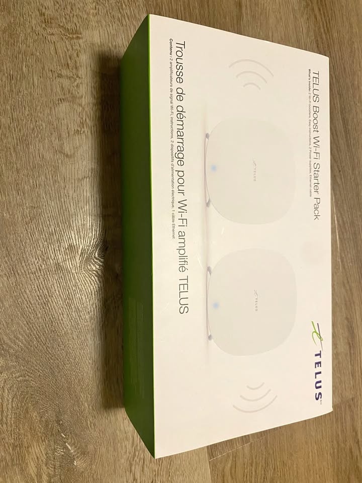 TELUS Boost Wi-Fi Starter Pack – Wi-Fi Amplifiers