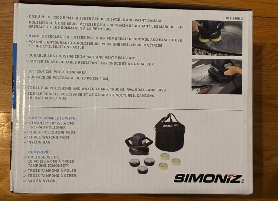 SIMONIZ Tri-Pad Polisher - photo 3