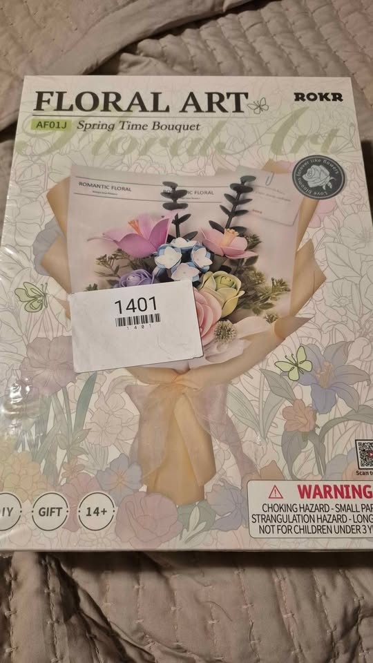 FLORAL ART ROKR Spring Time Bouquet DIY Flower Building Kit