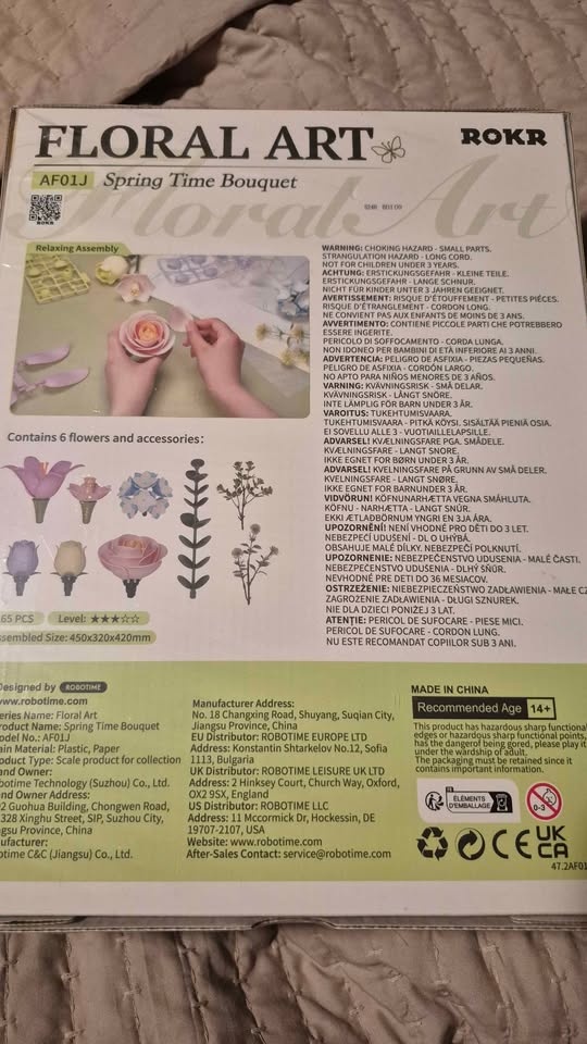 FLORAL ART ROKR Spring Time Bouquet DIY Flower Building Kit - photo 3