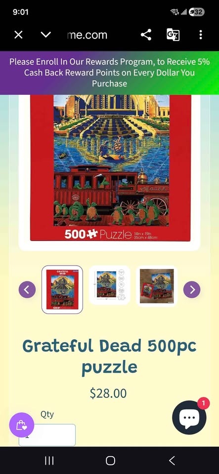 Grateful Dead Terrapin Station 500 Piece Puzzle Aquarius - photo 3