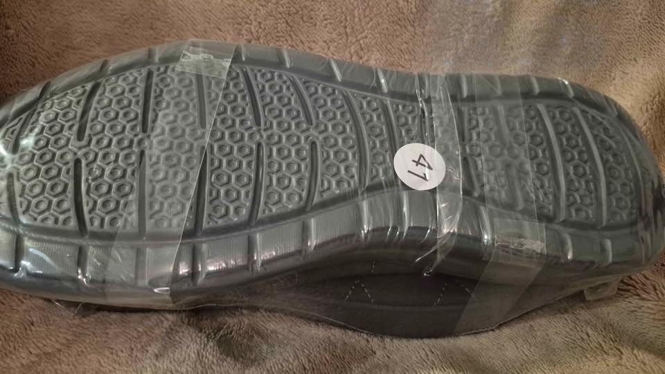 KUBUA Black Quilted Slip-On Slippers Size 41 - photo 3