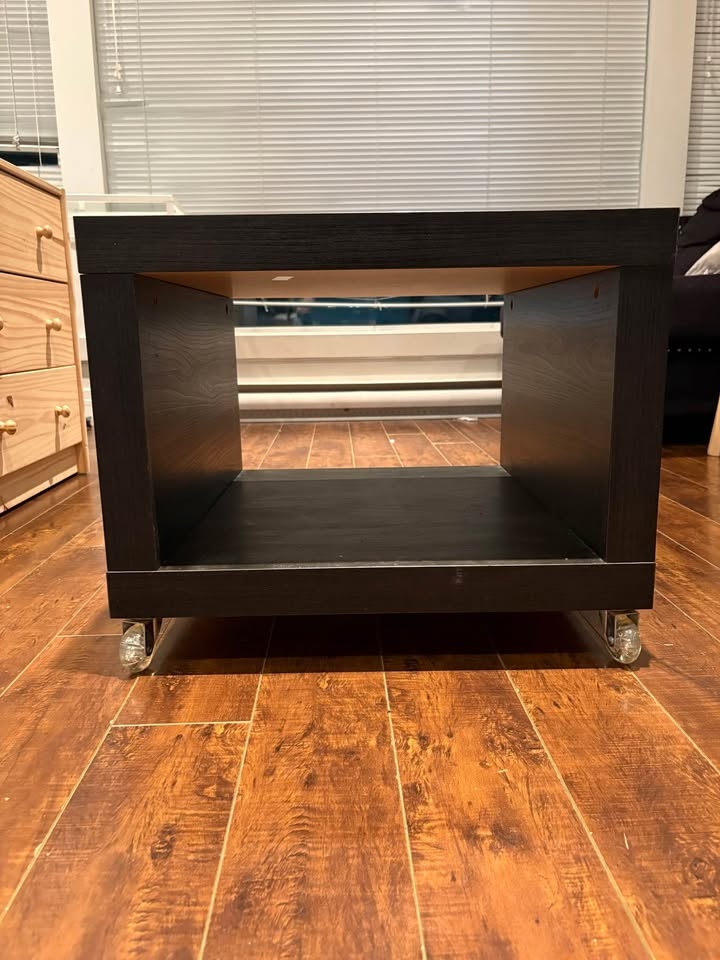 Ikea LACK Side Table w/ Wheels - photo 2