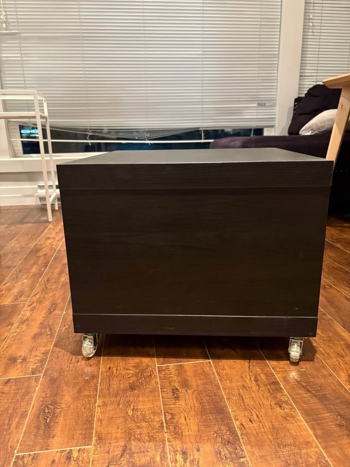 Ikea LACK Side Table w/ Wheels - photo 3