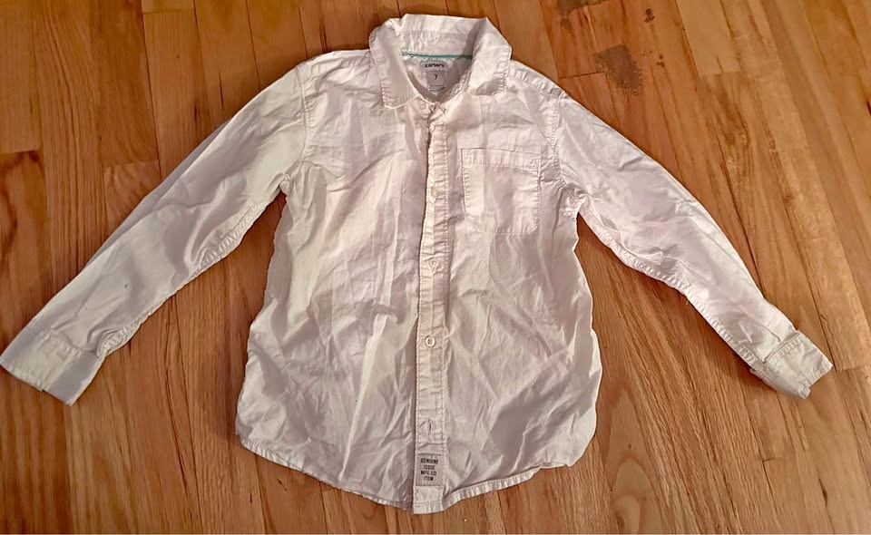 White Boys School Dress Shirt