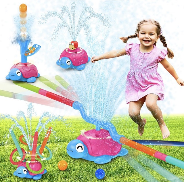 NEW - 4 in 1 Turtle Water Sprinkler for Kids