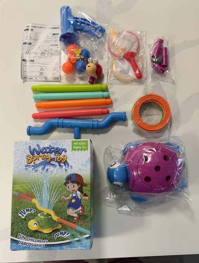 NEW - 4 in 1 Turtle Water Sprinkler for Kids - photo 2